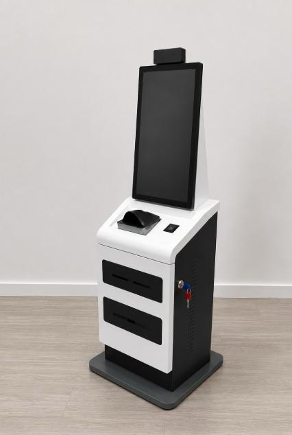 LogiKiosk station with ID scanner
